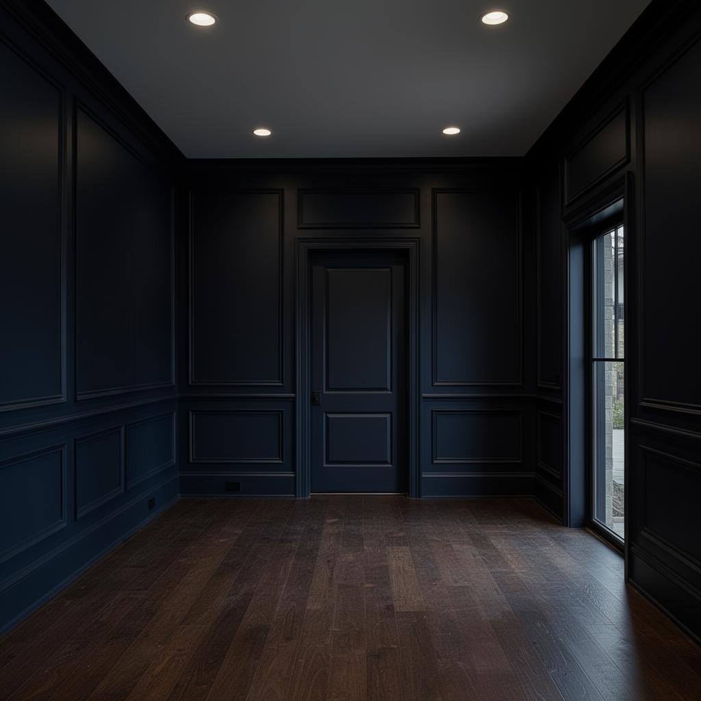 Deep Navy Interior Paint